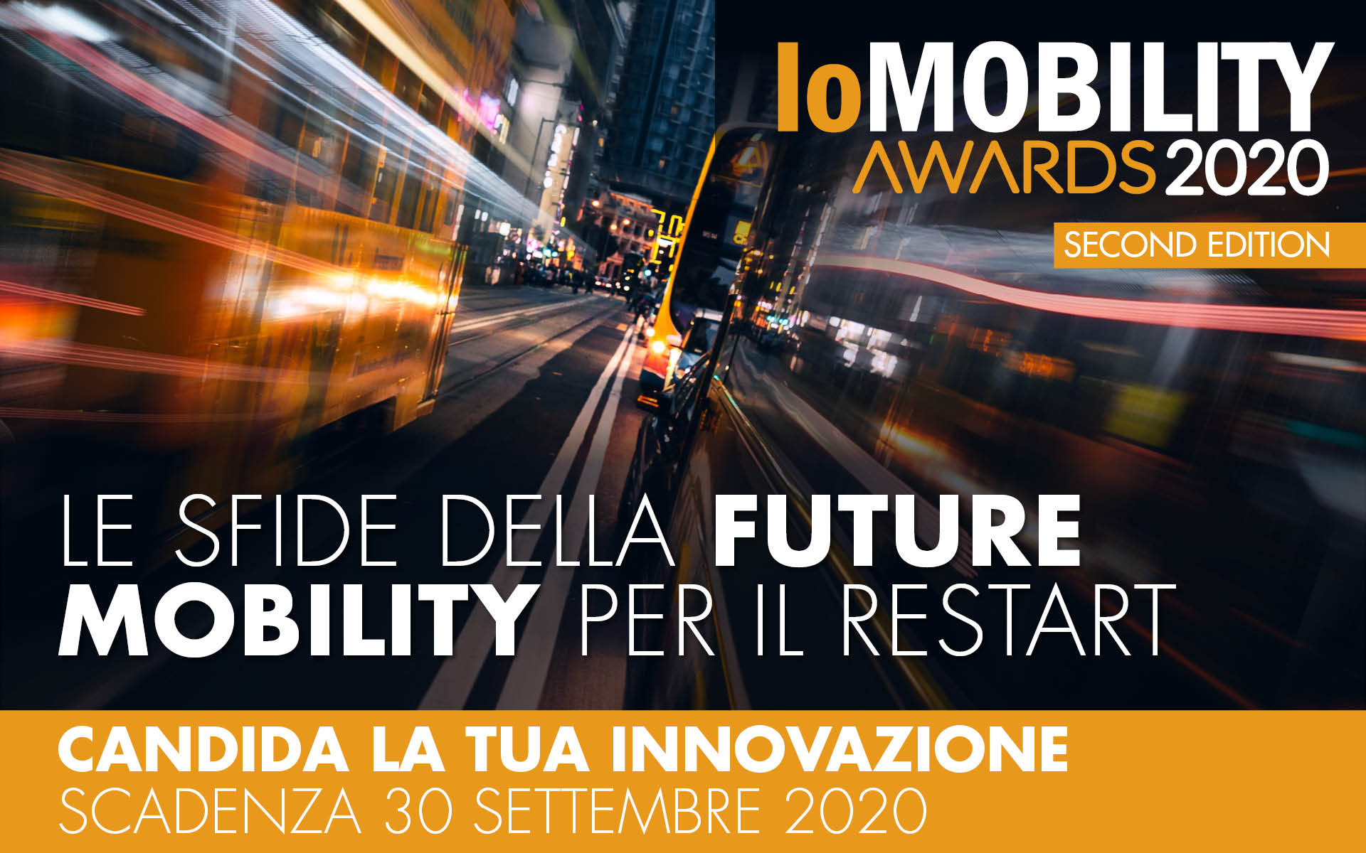 IoMOBILITY AWARDS 2020: candidature aperte fino al 30 settembre