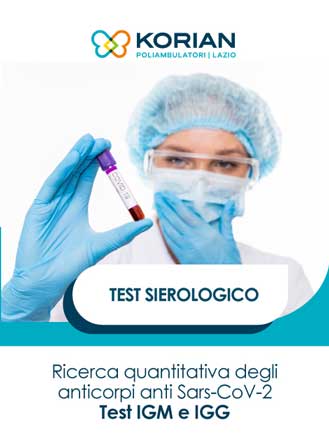 Test sierologici Roma, analisi cliniche Poliambulatori Lazio