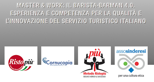 MARTEDI’ 27 OTTOBRE ORE 15:00 PRESENTAZIONE UFFICIALE  “MASTER & WORK BARISTA-BARMAN 4.0”,  IL PRIMO E UNICO MASTER RICONOSCIUTO DALLA REGIONE LOMBARDIA