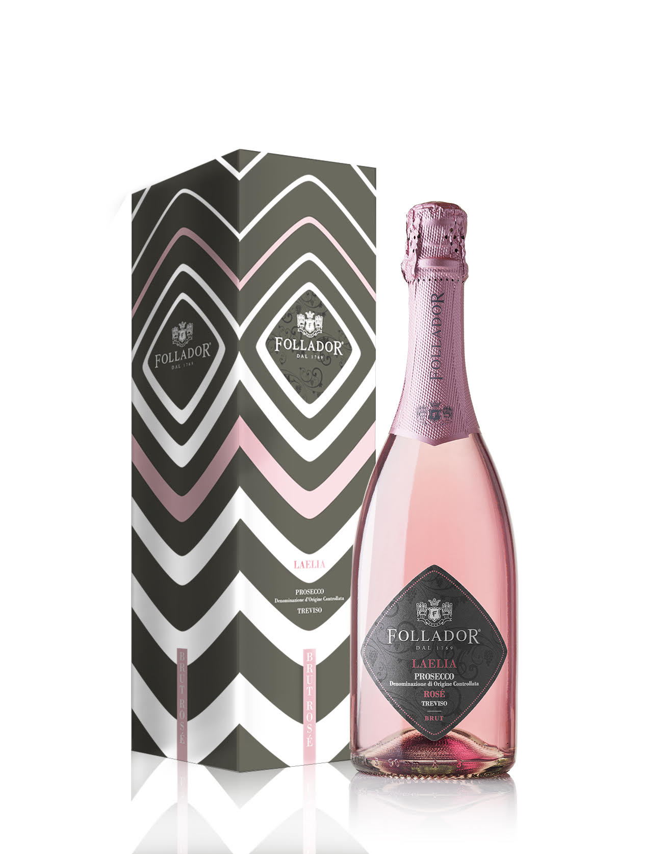 IT’S FOLLADOR, IT’S PINK!  FOLLADOR AL FIANCO DELLE DONNE CON IL NUOVO PROSECCO DOC TREVISO ROSÈ BRUT