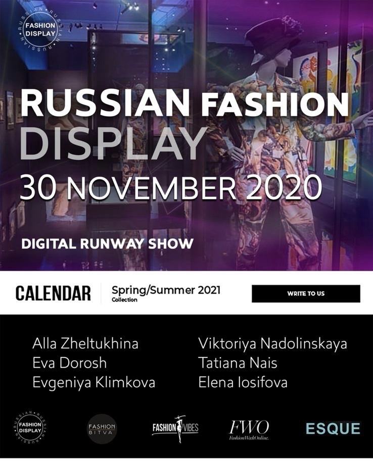 RUSSIAN DIGITAL FASHION DISPLAY 2020