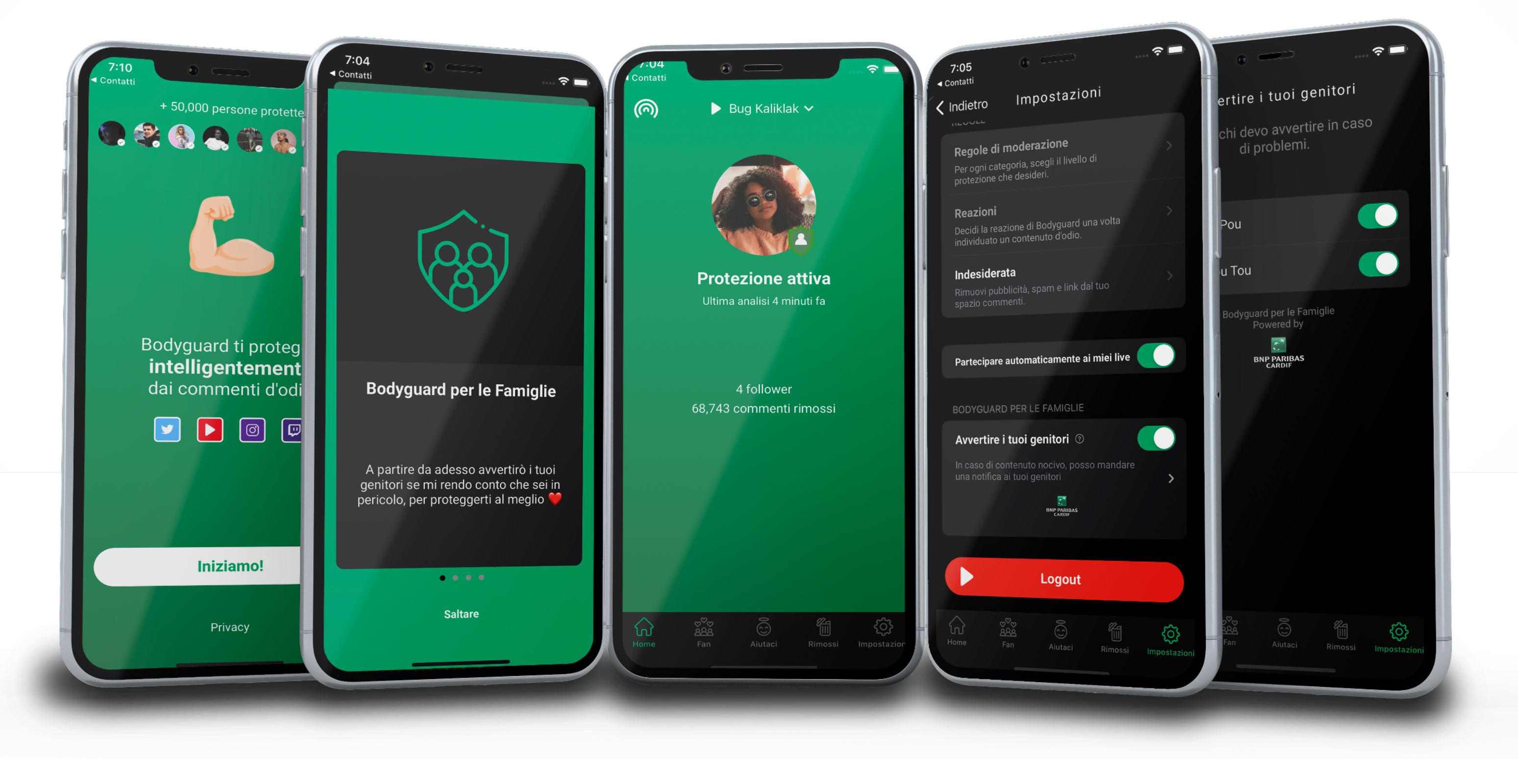 Difendere i giovani dal cyberbullismo con un'app: ecco “Bodyguard per le famiglie”, la soluzione di protezione digitale sviluppata da Bodyguard e BNP Paribas Cardif in collaborazione con Fare X Bene Onlus 