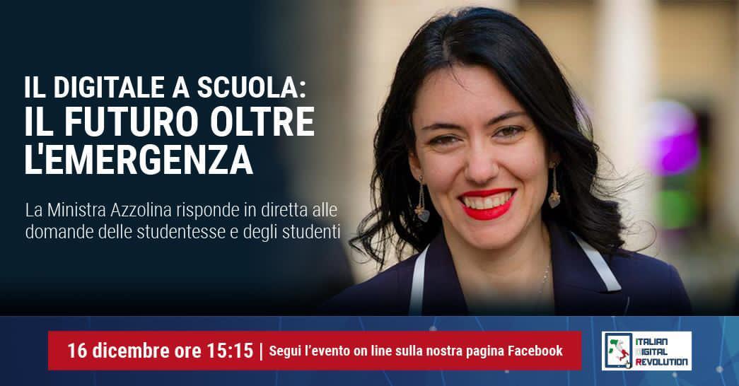 Il digitale a scuola, la Ministra Azzolina risponde online agli studenti