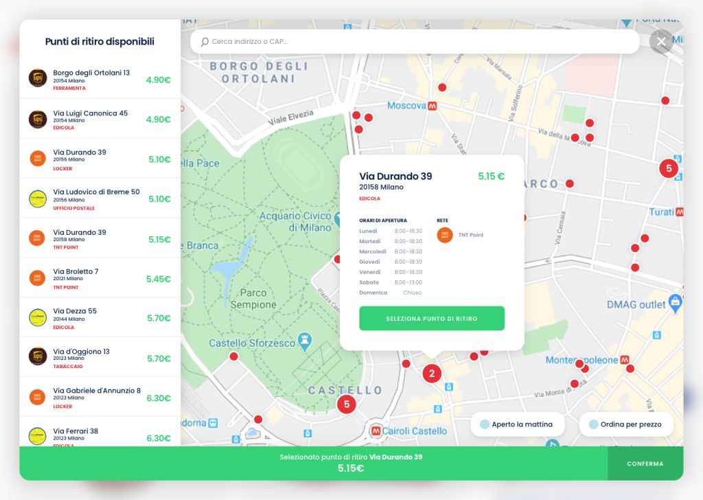 GEL Proximity e TESISQUARE® insieme al servizio della logistica di ultimo miglio