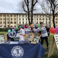 Tavolo informativo del CCDU al Carnevale dei bambini alla Fortezza da Basso