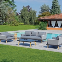 Set Houston di MOIA – Your Home Outdoor. Comfort ed eleganza per il giardino contemporaneo.