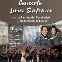 I lirici di Noi per Napoli in Concerto con la Fanfara dei Carabinieri di Napoli in San Lorenzo Maggiore 