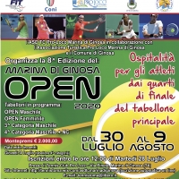 Dal 30 luglio al 9 agosto l'ottavo Marina di Ginosa Open