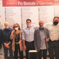 Venezia: vernissage di Pro Biennale con Sgarbi e tanti vips                                     