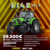 Promo Deutz-Fahr 6140: elevata tecnologia al tuo servizio grazie agli incentivi