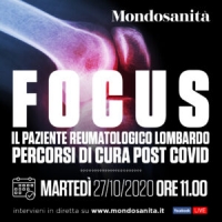 'Il paziente reumatologico lombardo. Percorsi di cura post Covid' - 27 Ottobre 2020 - ORE 11