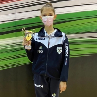 Sofia Albertone della Ginnastica Petrarca è campionessa italiana al nastro