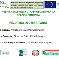 Il Gal l’Altra Romagna protagonista della rubrica televisiva “Recupero del territorio”