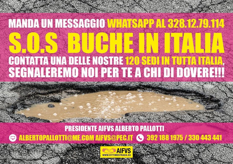 Protocollo d’intesa per sicurezza stradale e buche infinite, Biagio Ciaramella (A.I.F.V.S. Onlus Aversa): “Amministrazione ha cancellato fondi del piano triennale, ci chiediamo perché”