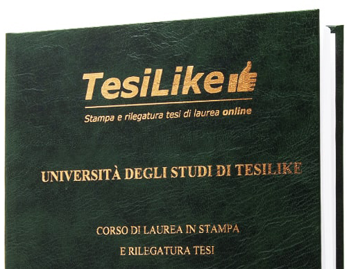 Copertina tesi verde