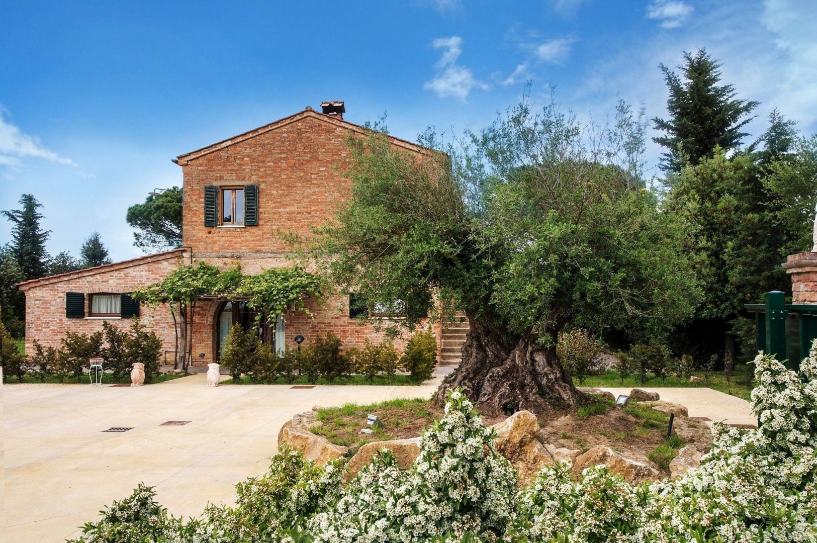 Primavera fra le vigne al Podere Casanova di Montepulciano. Rilassanti vacanze nella campagna toscana, lontano dalla folla.