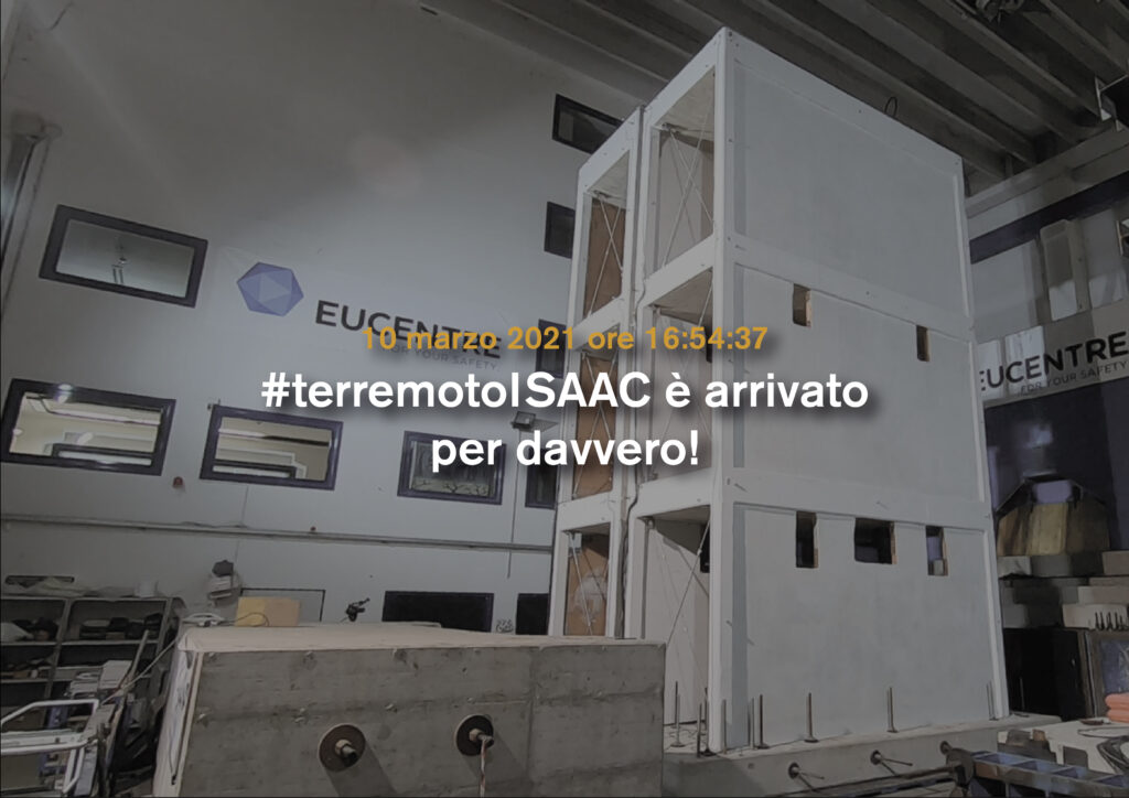 10 marzo 2021 ore 16:54:37, #terremotoISAAC è arrivato per davvero!