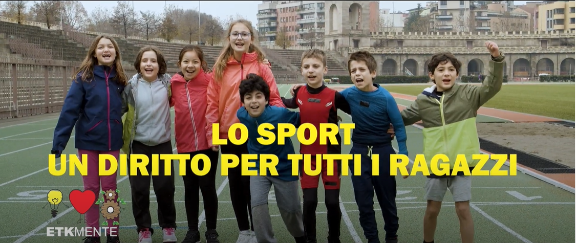 ETKmente: molti ragazzi rinunciano allo sport per ragioni economiche  