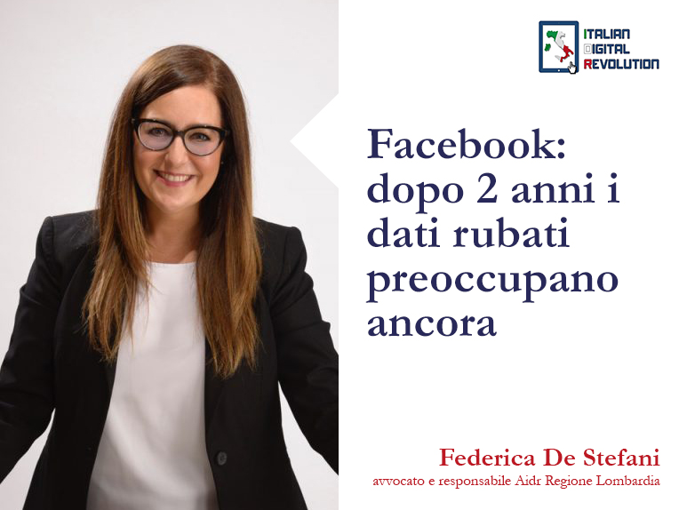 Facebook: dopo 2 anni i dati rubati preoccupano ancora