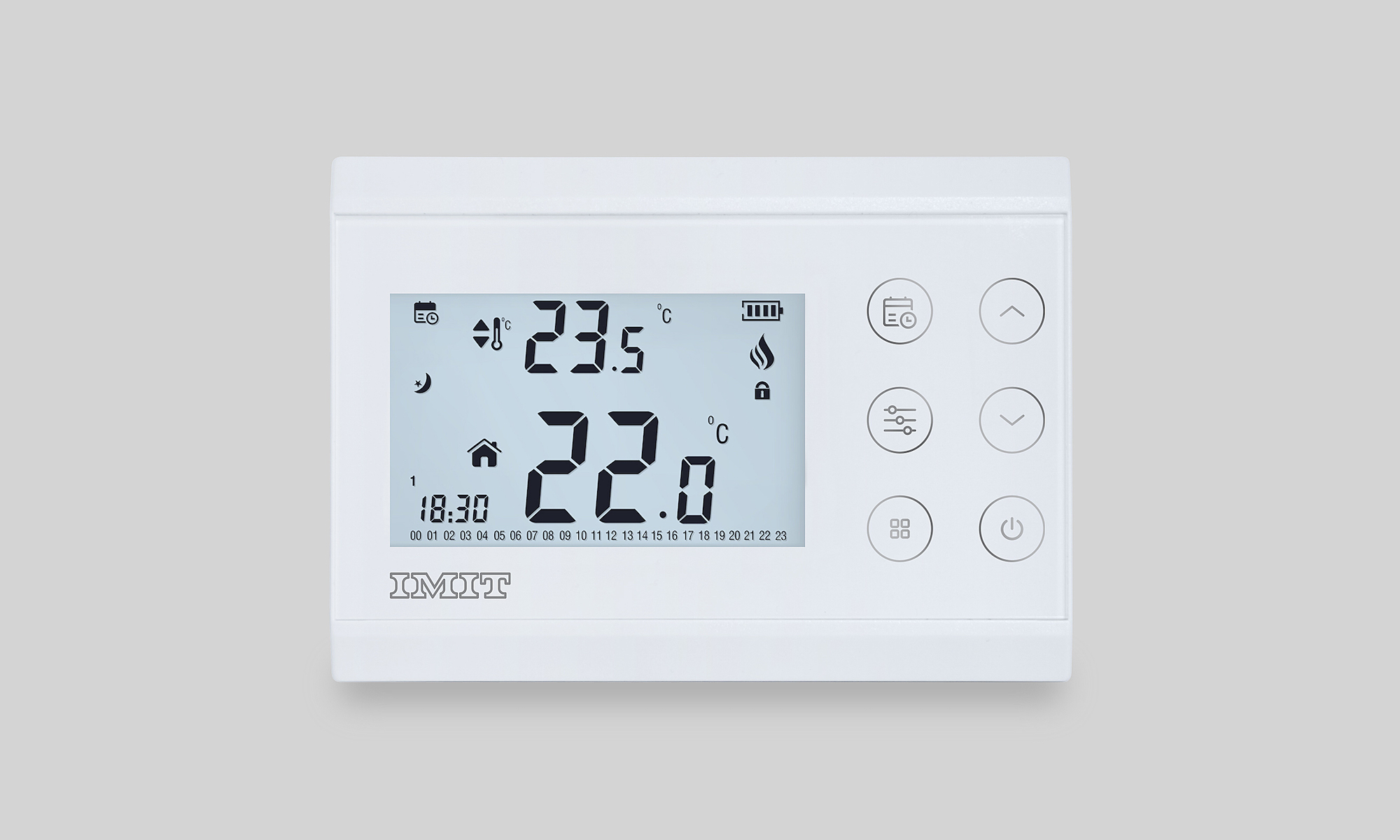 Silver CR di IMIT Control System. Design essenziale per il massimo comfort termico