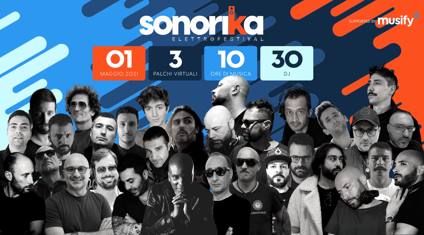 Sonorika Elettro Festival, 30 dj per 10 ore di musica live