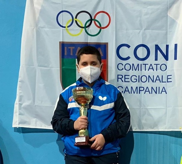 -Scisciano, Francesco Pignalosa ai Campionati Italiani Giovanili Tennis Tavolo. (Scritto da Antonio Castaldo)