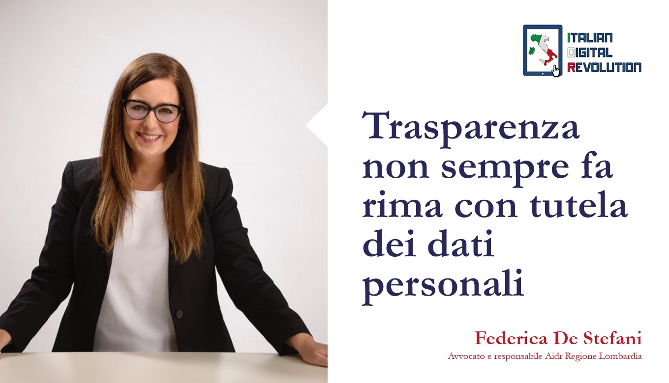 Trasparenza non sempre fa rima con tutela dei dati personali