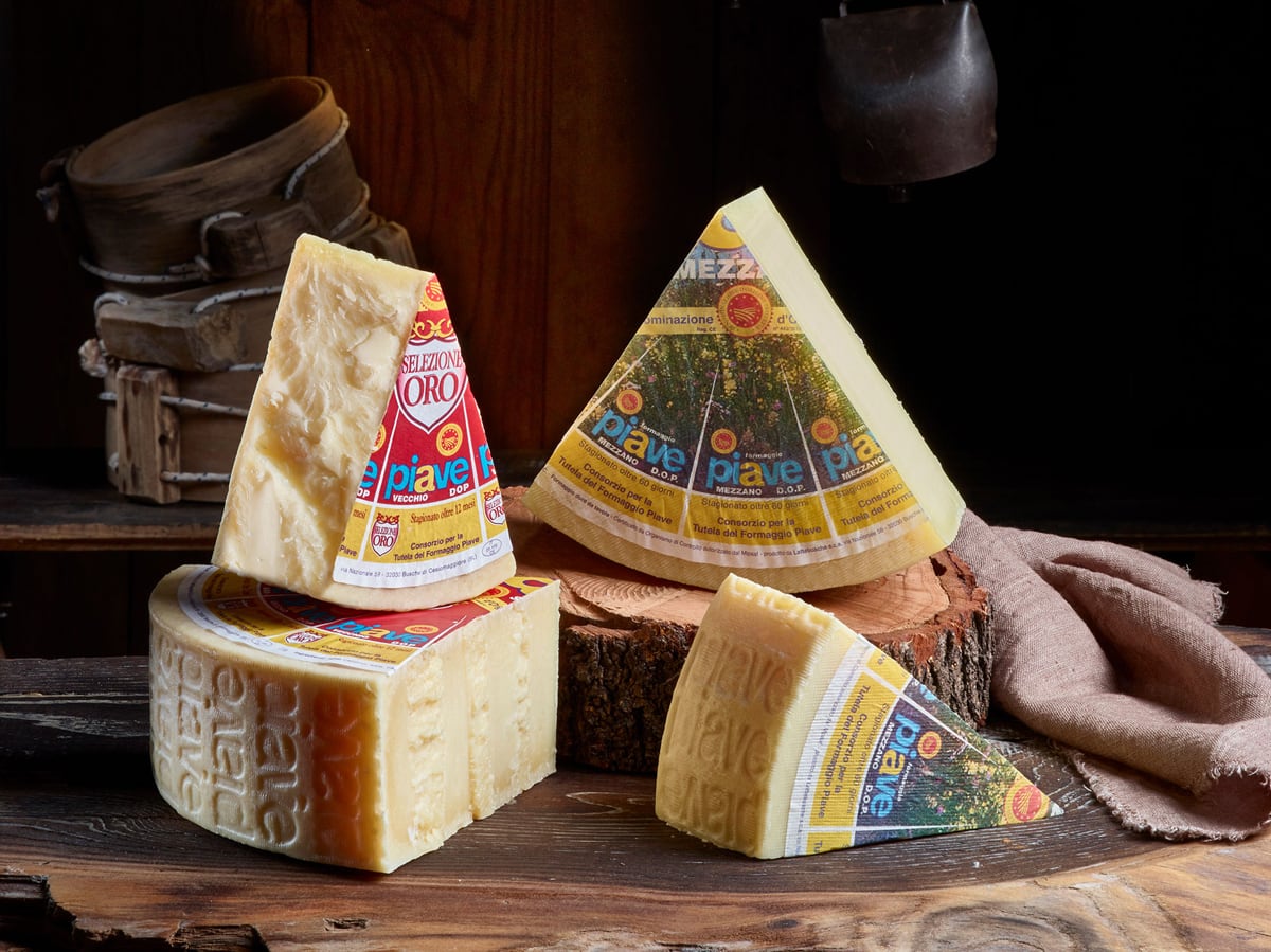 Il formaggio  PIAVE   DOP  espressione del territorio