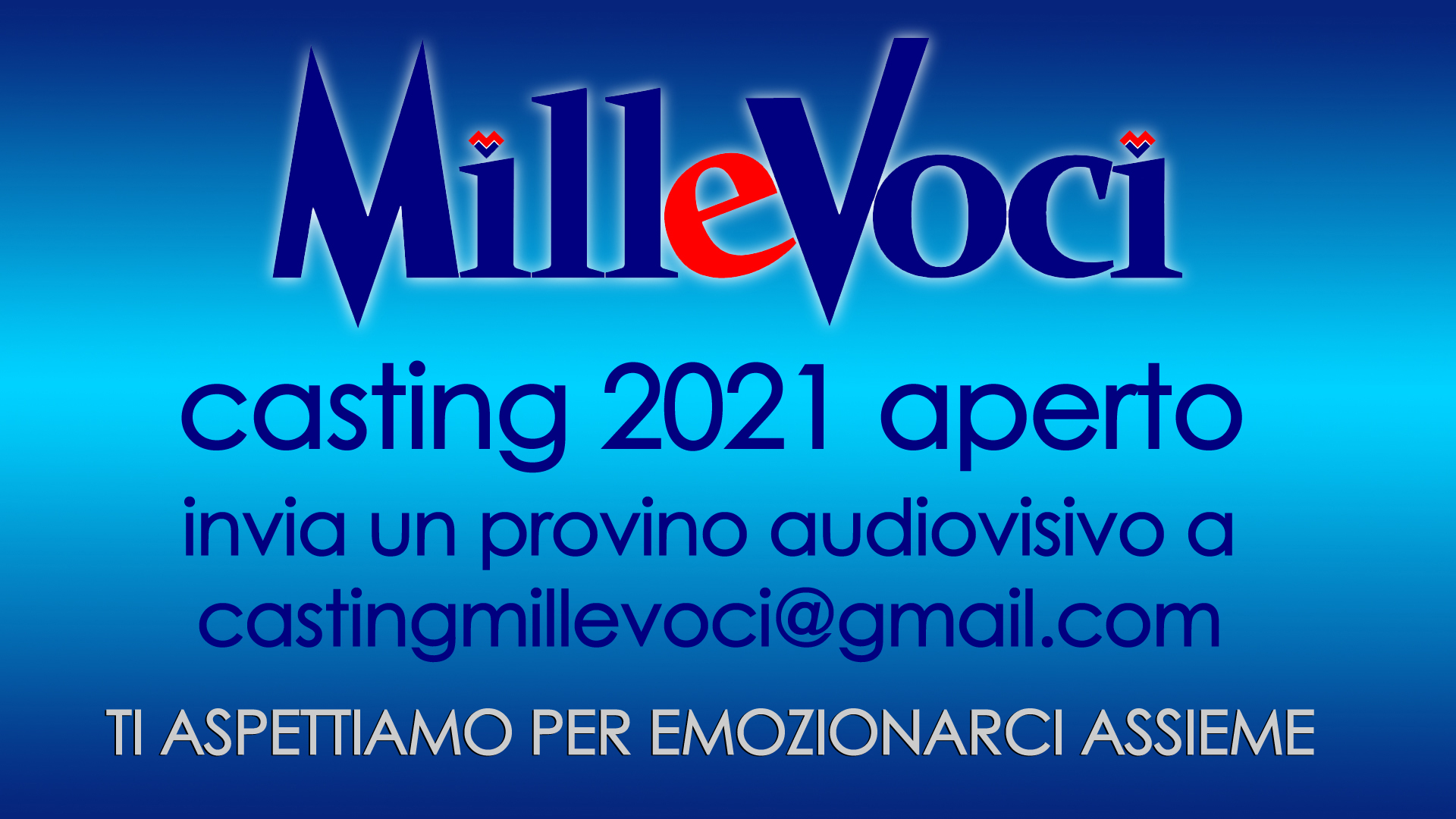 MilleVoci 2021, in preparazione la 17.ma edizione.