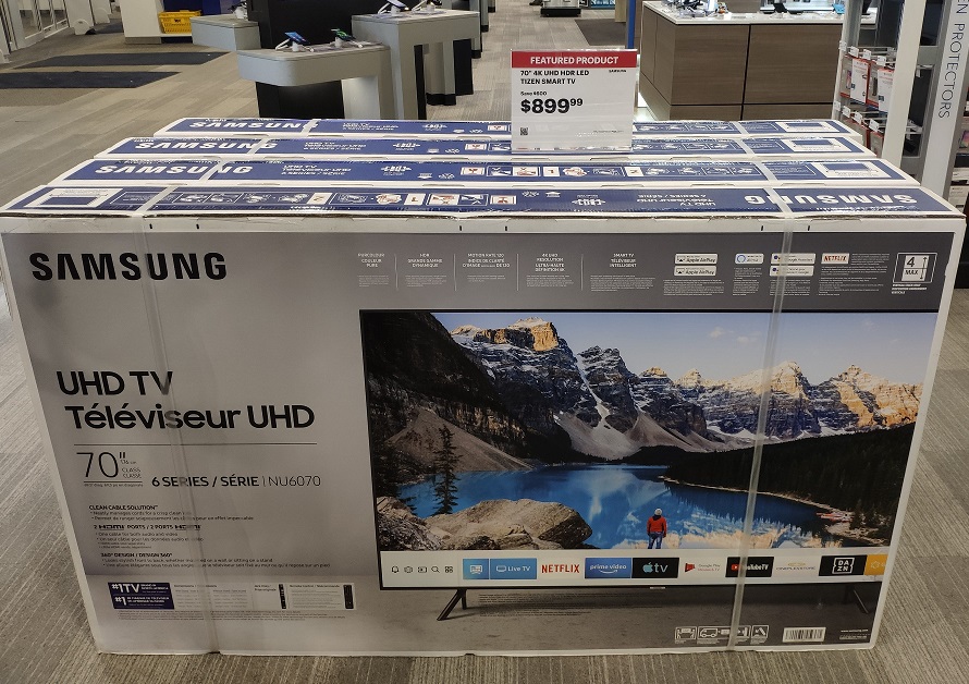 Samsung 70 inch Class 6 Series Smart 4k UHD tv