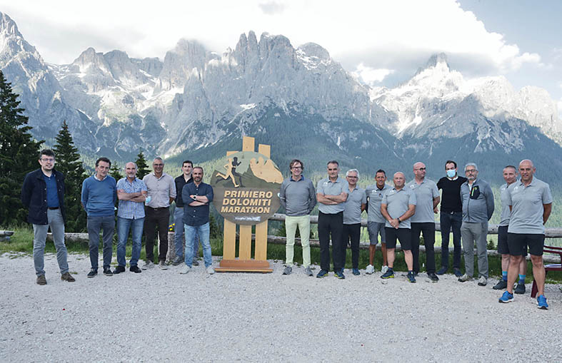 6.a PRIMIERO DOLOMITI MARATHON. A MALGA CREL PRESENTAZIONE ‘OPEN AIR’