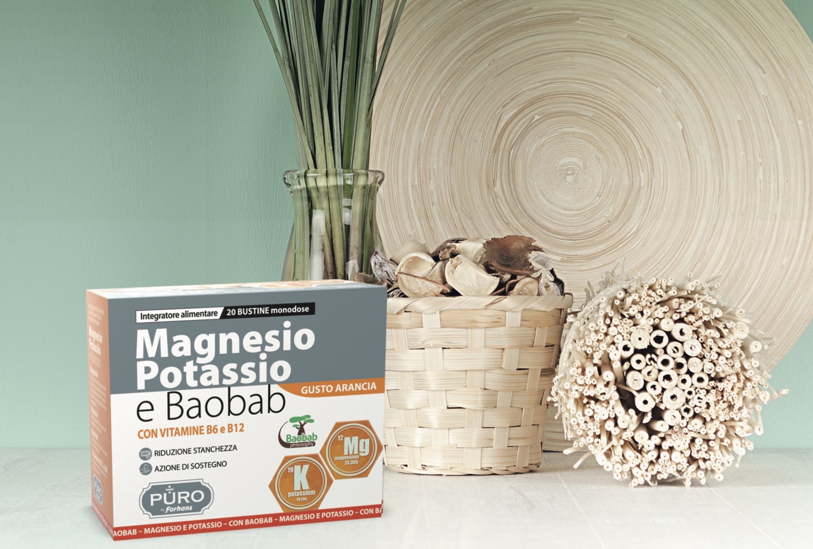 Magnesio, Potassio e Baobab contro la debolezza estiva