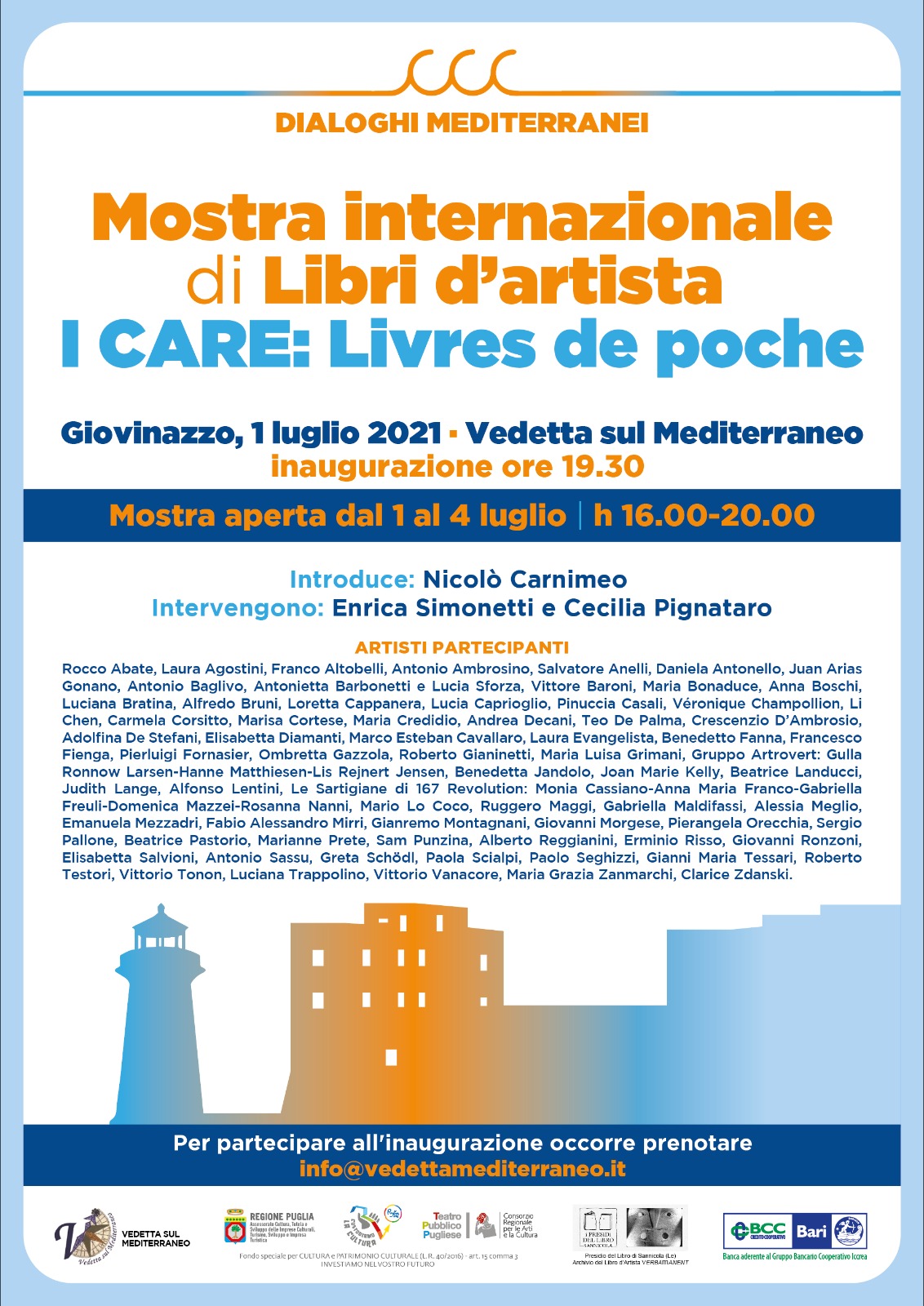 Mostra internazionale di Libri d’artista - I CARE: Livres de poche