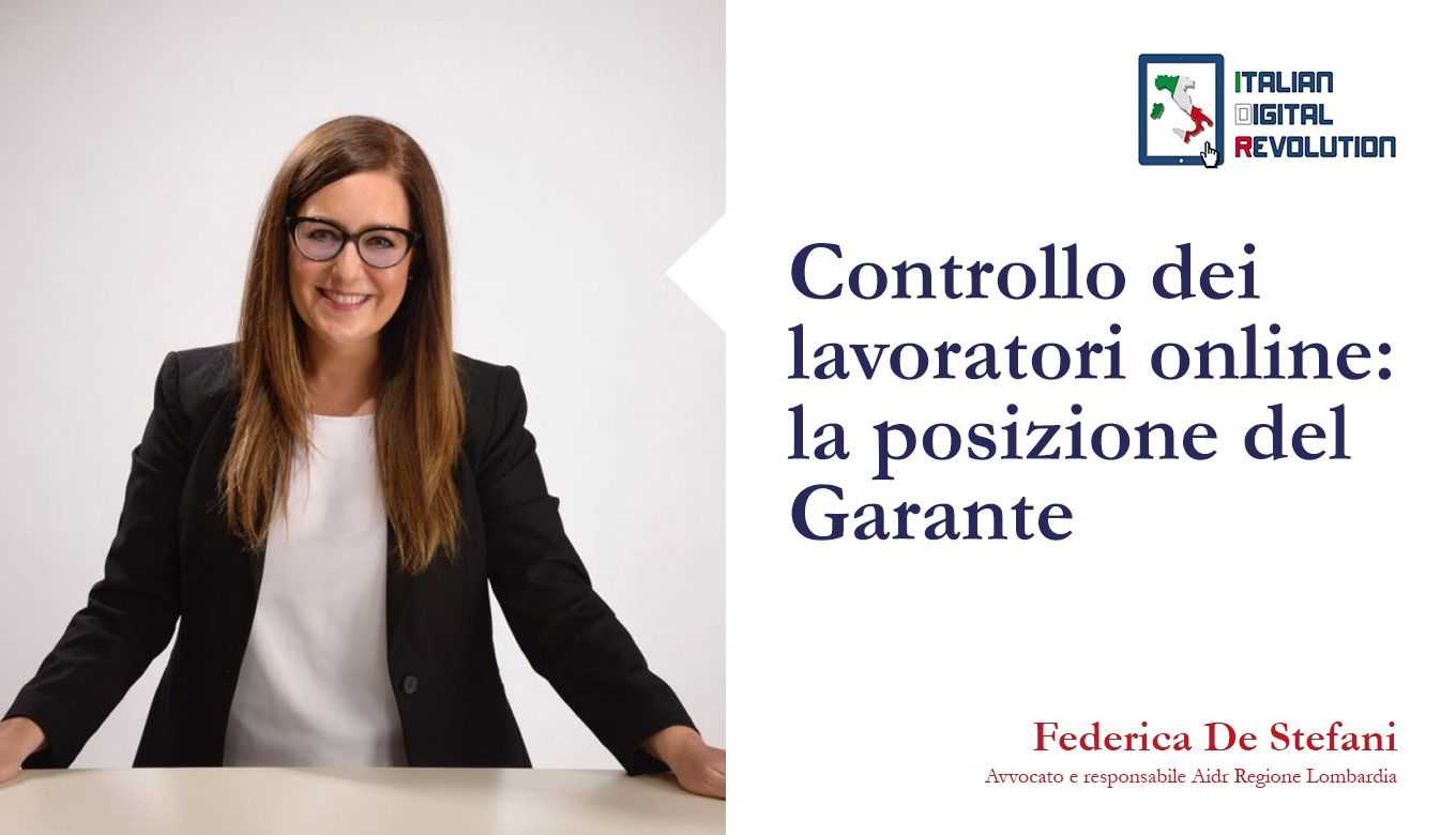 Controllo dei lavoratori online: la posizione del Garante