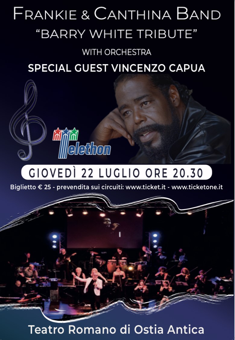 Barry White Orchestra Tribute a favore di Telethon