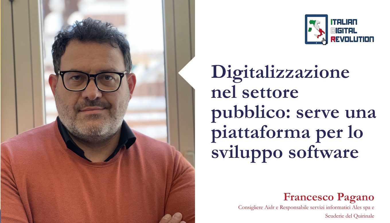 Digitalizzazione nel settore pubblico: serve una piattaforma per lo sviluppo software