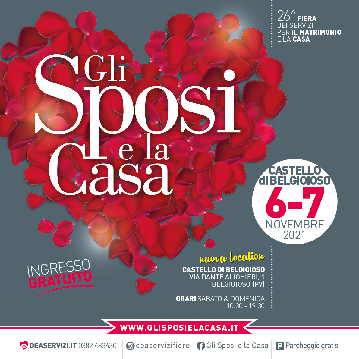 “GLI SPOSI E LA CASA” per la prima volta al Castello di Belgioioso il 6 e 7 novembre