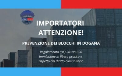 Regolamento (UE) 2019/1020 sull’importazione