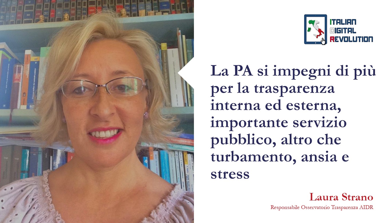 La PA si impegni di più per la trasparenza interna ed esterna, importante servizio pubblico, altro che turbamento, ansia e stress