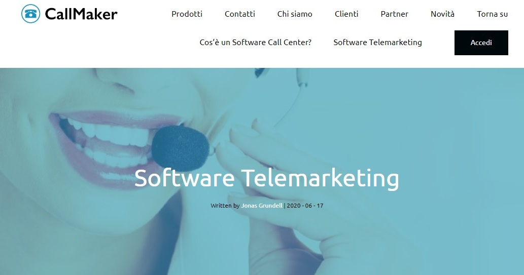 Software call center callmaker: perfetta soluzione per una moderna ditta