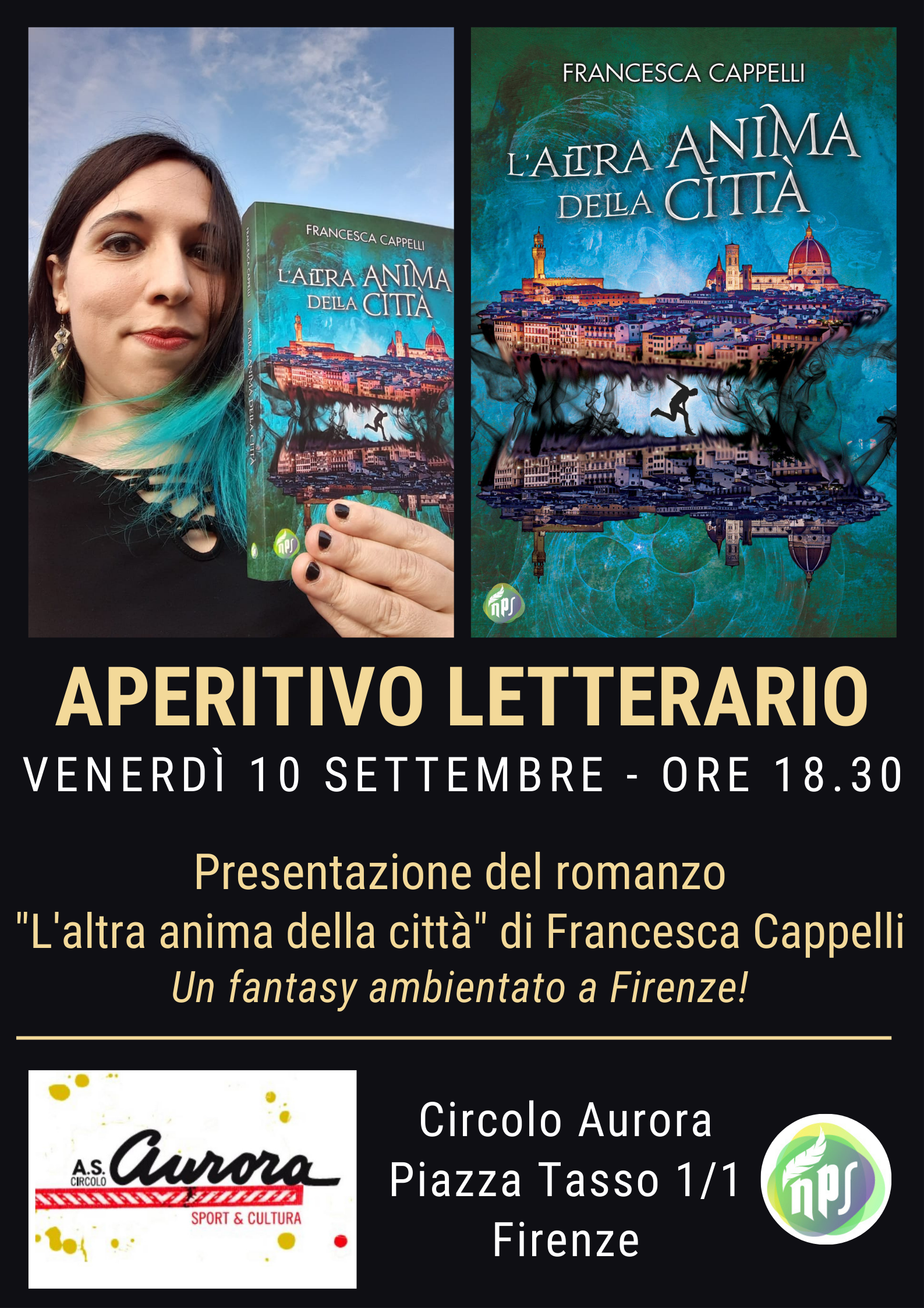 Aperitivo letterario con Francesca Cappelli