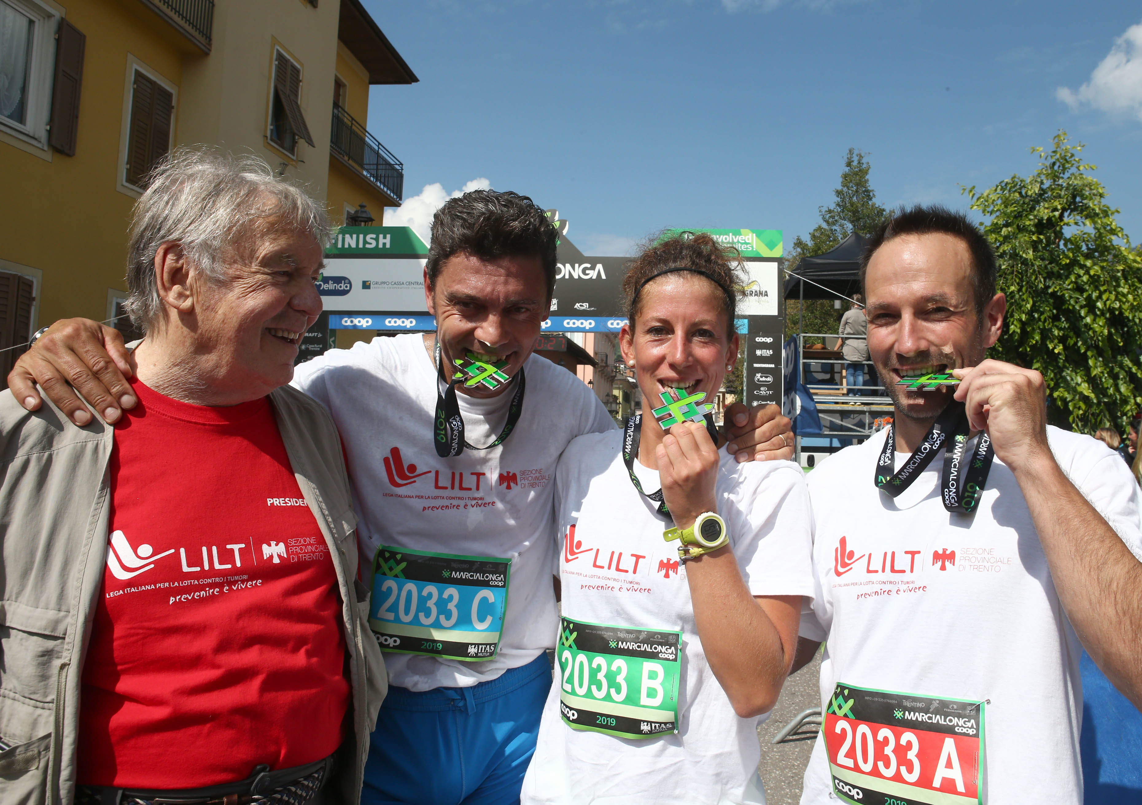 STAFFETTA OK ALLA MARCIALONGA RUNNING COOP. DAGLI ALTIPIANI ALLE DOLOMITI, KENIANI ALLA RISCOSSA