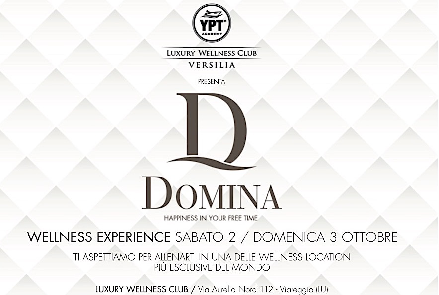   D Club regala Wellness Experience, il 2 e 3 ottobre @ Luxury Wellness Club di Viareggio (LU)