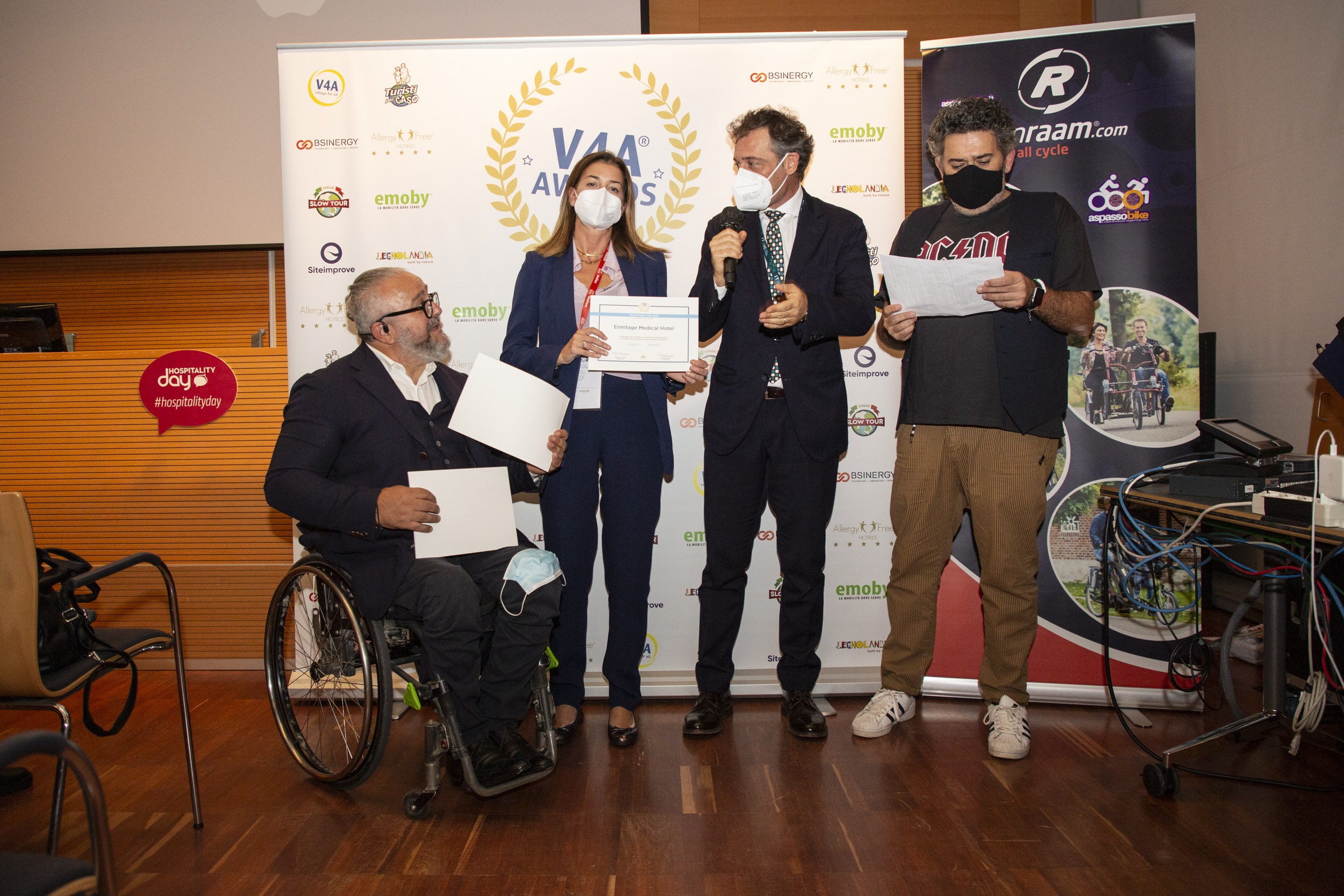 Innovation Awards all'Ermitage Medical Hotel di Abano Terme, pioniere nel settore ospitalità senza barriere. Per il 5° anno, un primo premio ai 