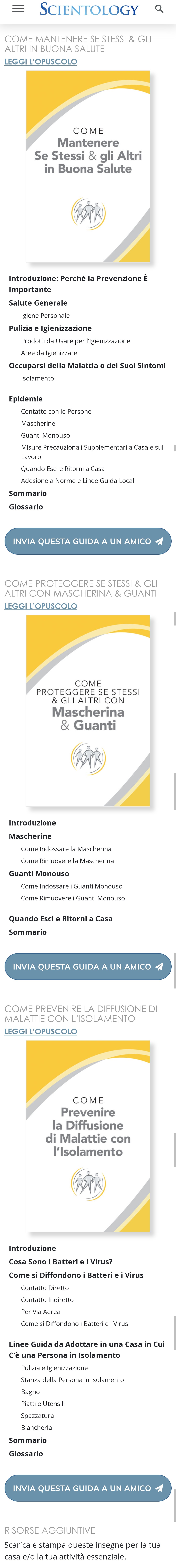 COME MANTENERSI IN BUONA SALUTE CENTRO RISORSE PER LA PREVENZIONE ONLINE