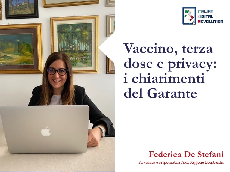 Vaccino, terza dose e privacy: i chiarimenti del Garante