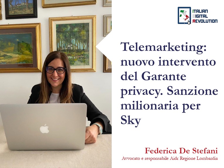 Telemarketing: nuovo intervento del Garante privacy. Sanzione milionaria per Sky