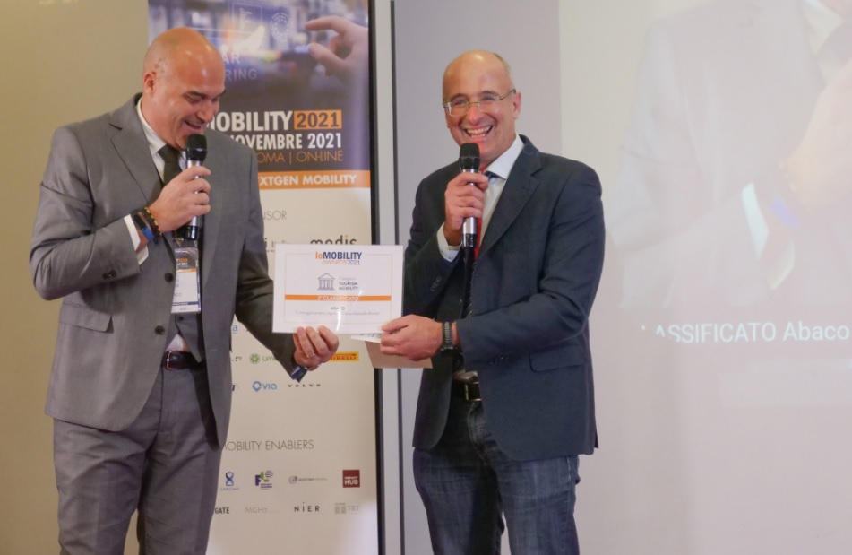 PARK DEL FUTURO SULL’ADAMELLO BRENTA, ABACO PREMIATA AGLI IoMOBILITY AWARDS