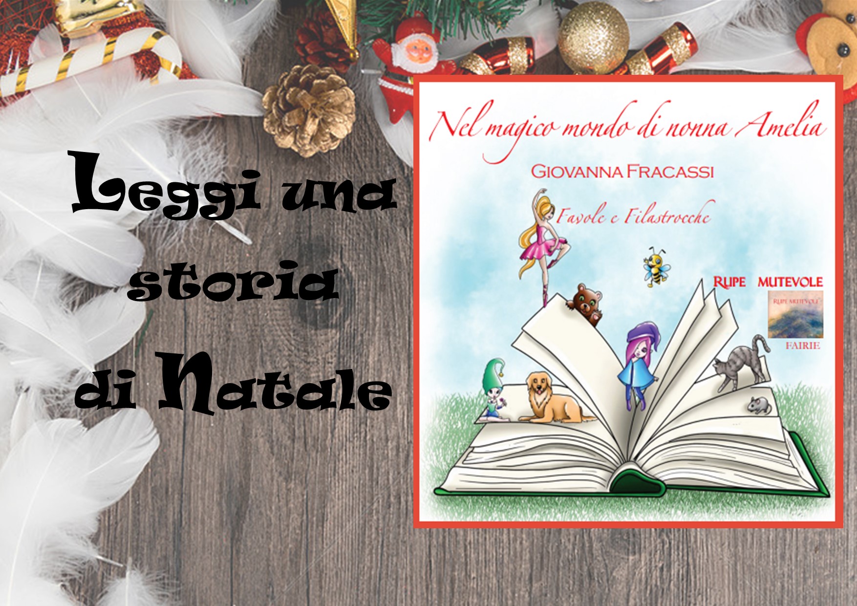 Uno strano Natale favola di Giovanna Fracassi tratta dal libro Nel magico mondo di nonna Amelia