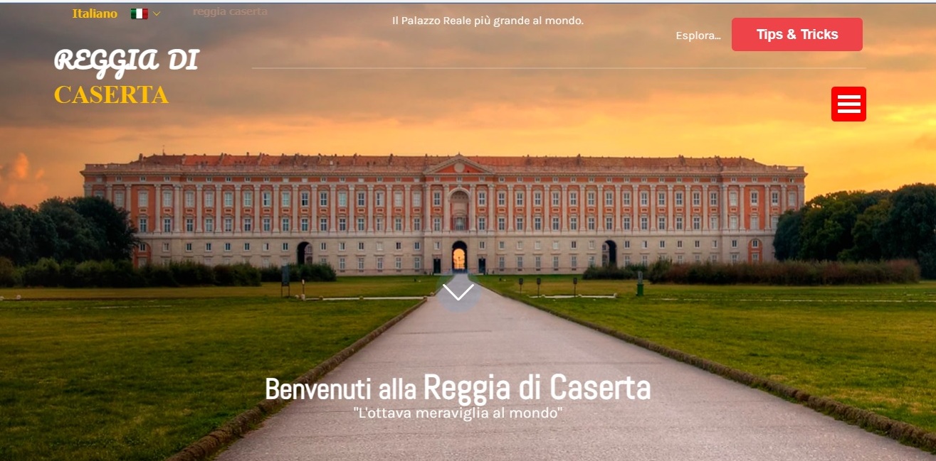 www.reggiacaserta.org sulla Reggia di Caserta, ottava meraviglia al mondo